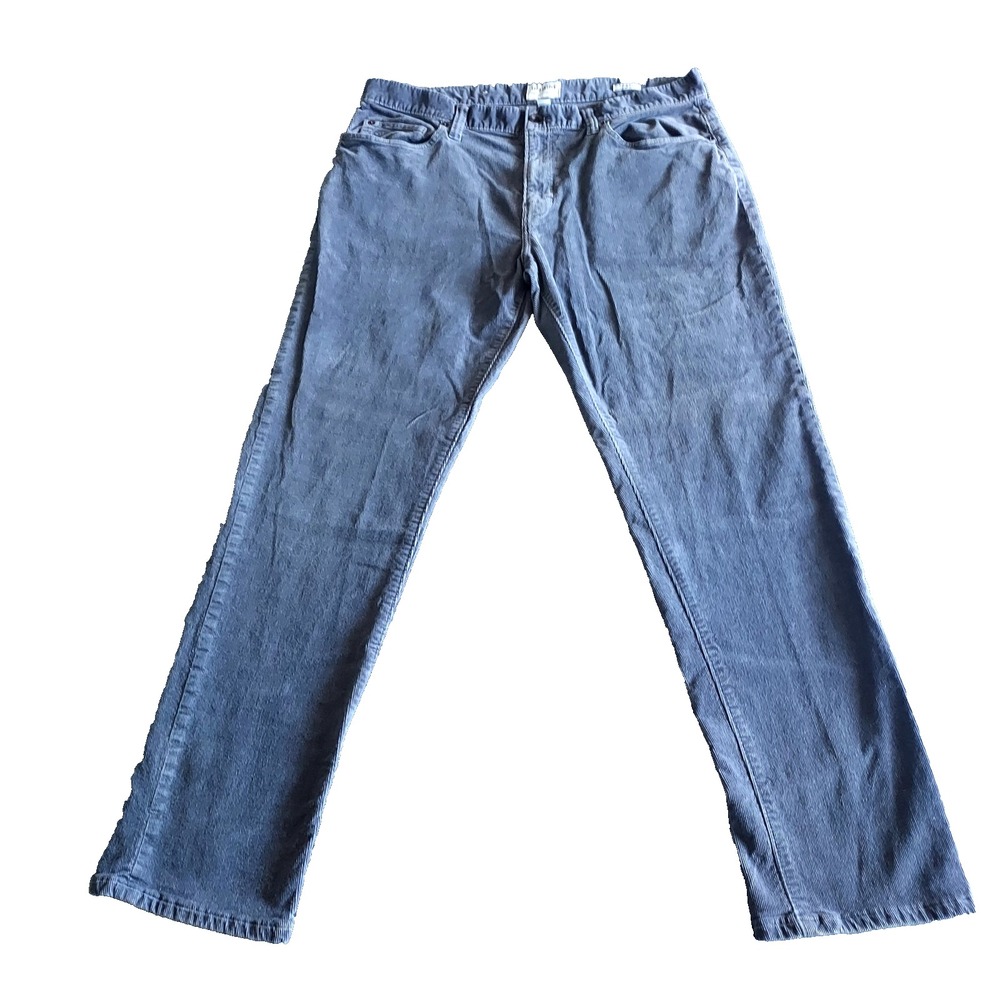 Todd Snyder Corduroy Pants Men's 34 X 30" Gray Slim Fit 5 Pocket Stretch